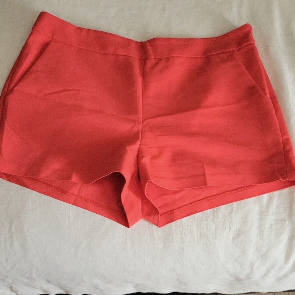Express High Waist Red Women's Shorts